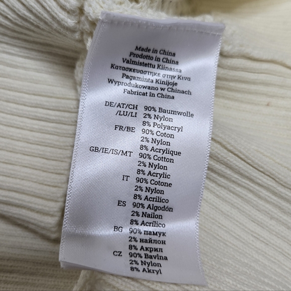 TAYLOR SWIFT 1989 Taylor's Version open knit cream unisex sweater M - Picture 8 of 12